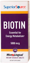 Biotin 5, 000 mcg