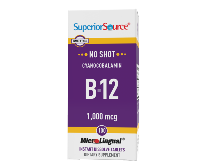 NO SHOT</span> B-12 1,000 mcg (as Cyanocobalamin) - Image 3