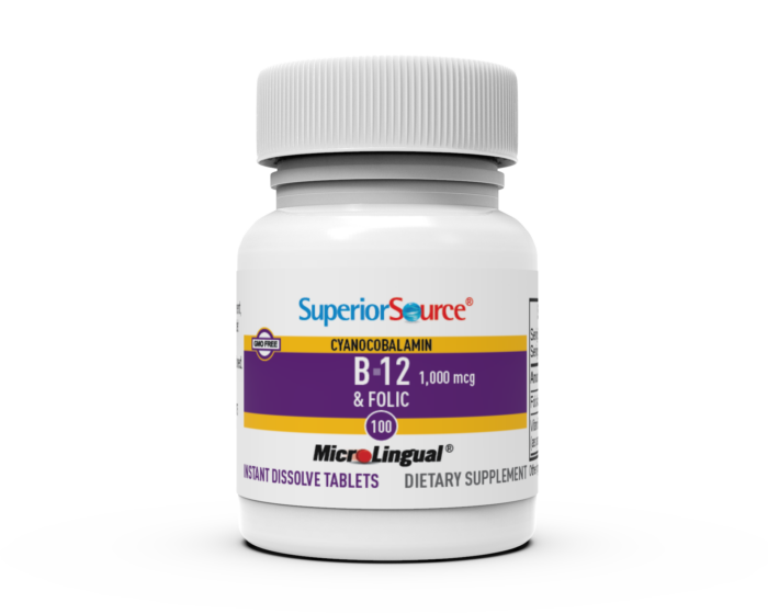 NO SHOT B-12 1,000 mcg (as Cyanocobalamin) Folic Acid 400 mcg - Image 5