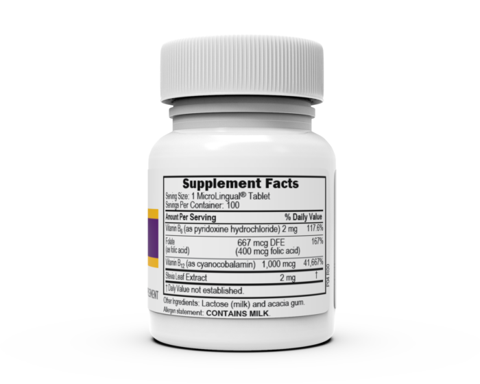 NO SHOT B-12 1,000 mcg (as Cyanocobalamin) B-6 / Folic Acid 400 mcg - Image 4