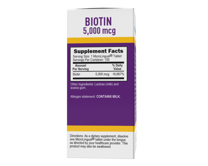 Biotin 5,000 mcg - Image 2