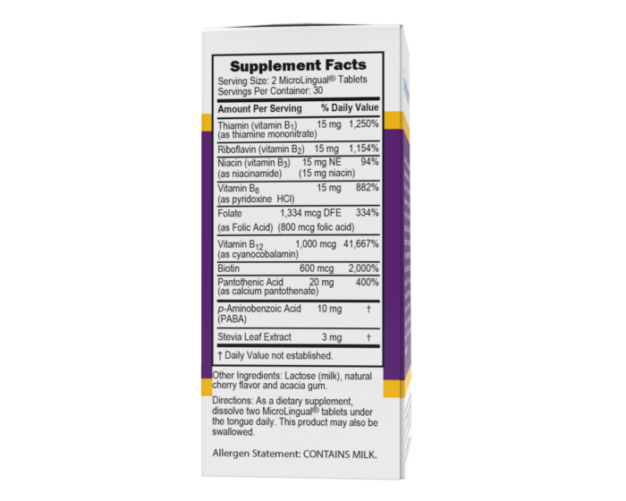 Women’s B Complex with B-12 1,000 mcg - Image 2