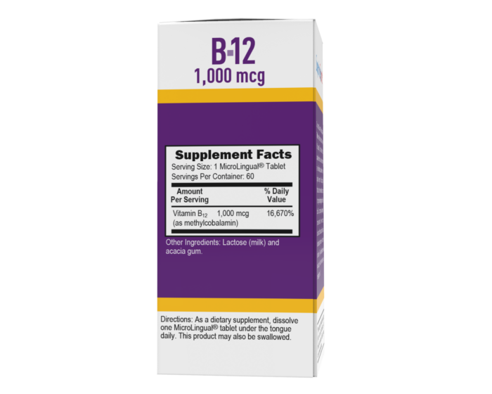 NO SHOT Methylcobalamin B-12 1,000 mcg - Image 2