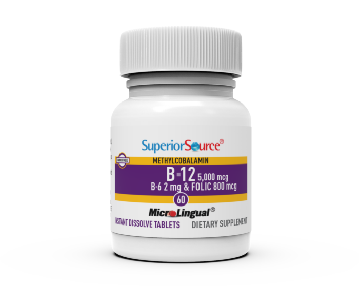 NO SHOT Methylcobalamin B-12 5,000 mcg / B-6 / Folic Acid 800 mcg - Image 3