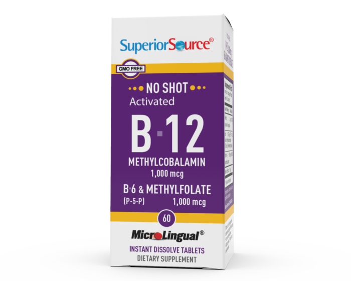 NO SHOT Methylcolbalamin Activated B-12 1,000 mcg / B-6 (P-5-P) & Methylfolate 1,000 mcg - Image 3