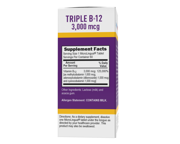 NO SHOT Triple B-12 3,000 mcg - Image 2