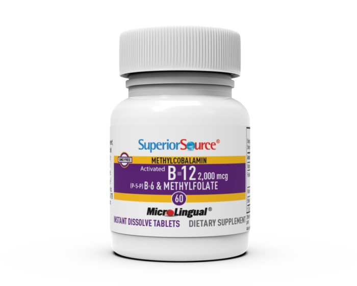 NO SHOT Methylcobalamin Activated B-12 2,000 mcg / B-6 (P-5-P) & Methylfolate 1,200 mcg - Image 5