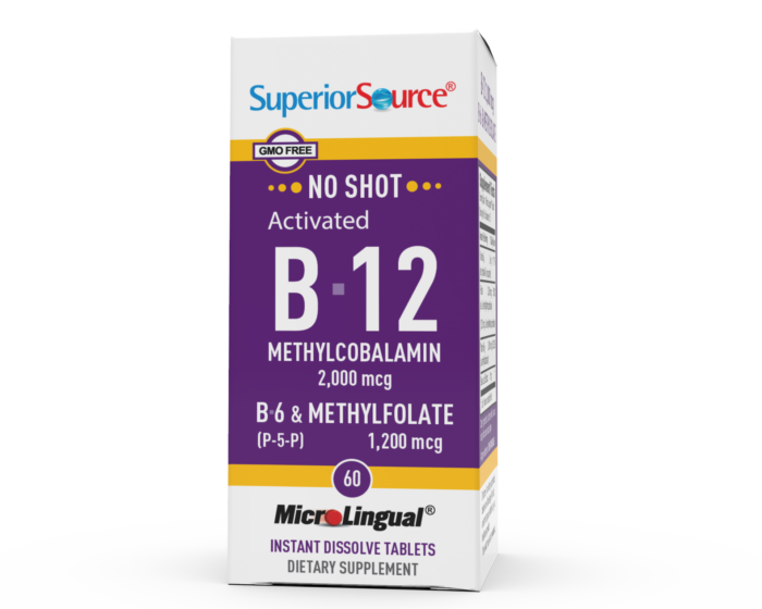 NO SHOT Methylcobalamin Activated B-12 2,000 mcg / B-6 (P-5-P) & Methylfolate 1,200 mcg - Image 3