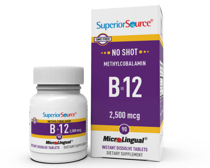 NO SHOT Methylcobalamin B-12 2,500 mcg